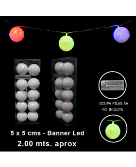 BANNER LED SHINE IRIDESCENTE/60