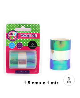 SET CINTA WASHI IRIDESCENTE/288