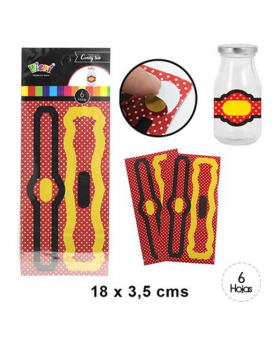 ETIQUETA BOTELLA POLKA MICKEY/1200