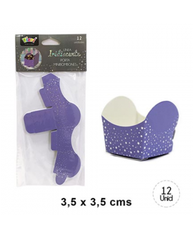 MINI CAJA BOMBONES IRISD ESTRELLAS LILA/504