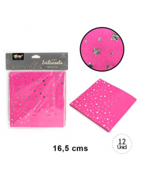 SERVILLETA IRIDISCENTE ESTRELLAS FUCISA/200