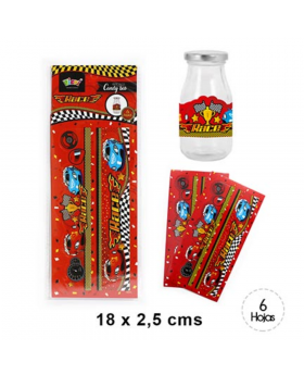 ETIQUETA BOTELLA VIDRIO 200 ML(18X3.5 CMS) AUTO RA