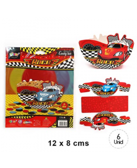 BOWL FRUTAS AUTO RACE SET6U /240