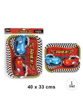 BANDEJA RECTANGULAR GRANDE AUTO RACE /120