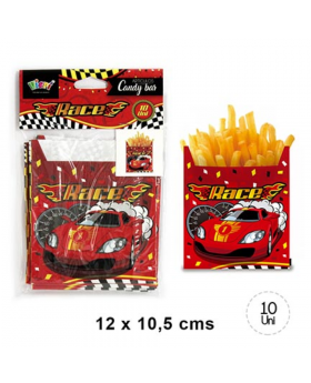 BOLSA PAPEL CUADRO AUTO RACE/360