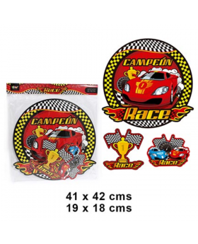KIT DECO MURO AUTO RACE/240