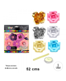 SET FLORES DECORATIVA PETUNIA 45CM /120