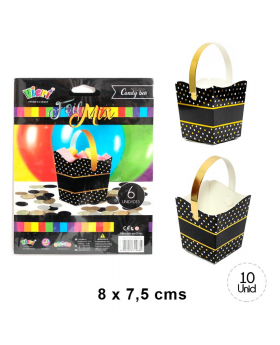 BALDE CARTON NEGRO FOIL MIX SET6U /216