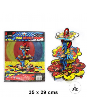 STAND CUPCAKE MINI HEROES/60