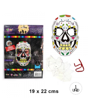 MASCARA CALAVERA BLANCA/200