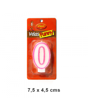VELA NUMERO 0 X 24/720