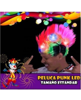 PELUCA PUNKY LED/60