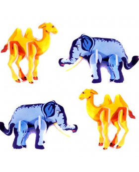 SET 2 SORPRESA 3D ANIMALES /2500