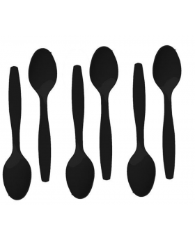 ST CUCHARA PLAST NEGRO/200