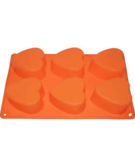 MOLDE SILICONA CORAZON/60