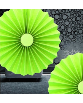 ABANICO LISO 30 CM PISTACHO /500