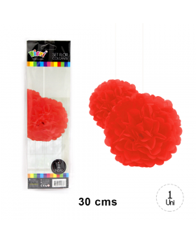 FLOR COLG. 30CM ROJO/240