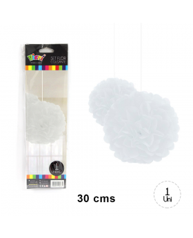 FLOR COLG. 30CM BLANCO/240