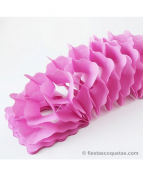 GUIRNALDA COLOR ROSADO 16 CM /240