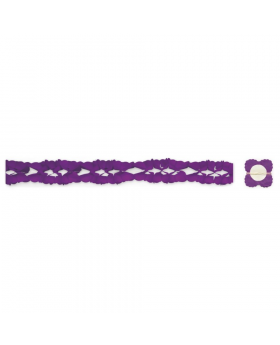 GUIRNALDA COLOR MORADO 15 CM /240