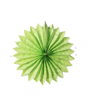 ABANICO CALADO 40 CM PISTACHO/240