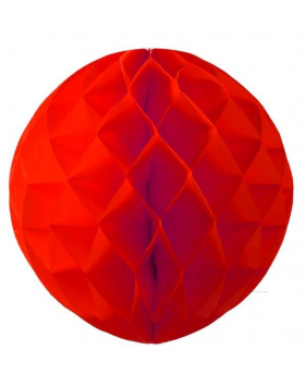 ESFERA PAPEL 25 CM ROJO /240