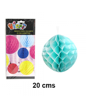 ESFERA PAPEL 25 CM CELESTE /240