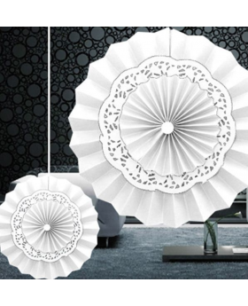 ST ABANICO BLONDA 30 CM BLANCO /500