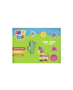 CARPETA PAPEL CREPE 6 COLORES 50X100CM/100