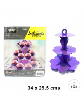 STAND CUPCAKE IRISDECENTE PURPLE/100