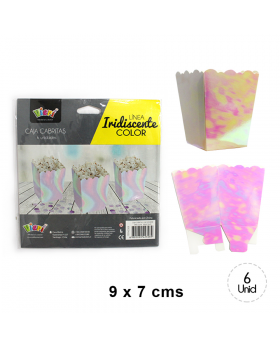 CJA CABRITAS CHICA BORDE IRREGU IRIDISCENTE/276