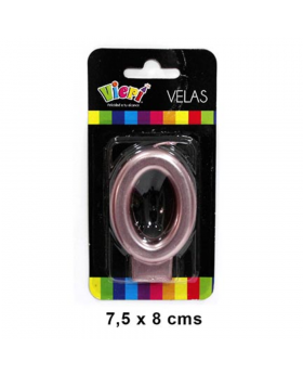 VELA ROSSY NUMERO 0 7.5CM /288