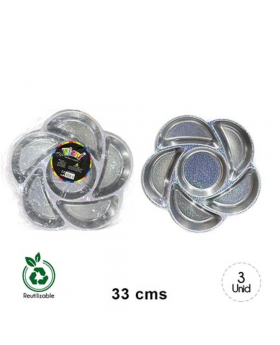 ST BANDEJA ROSA HOLOGRAFICA/72