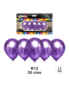 GOBOS CHROME METALIZADO MORADO R12 12UND/100