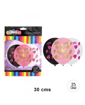 GLOBO ESTAMP FLAMENCO R12 30CM SET25U /100