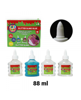 GLITTER SLIME GLUE SET4U /24