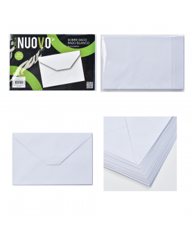 SOBRE SACO PAGO BLANCO 125x190MM SET25U /100