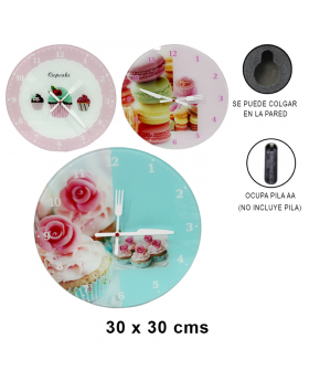 RELOJ MURAL COOKING/20