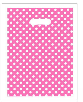 BOLSA SORPRESA ROSADAS POLKA SET10U /200