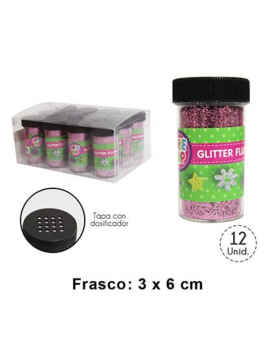 SET GLITTER ROSADO/48