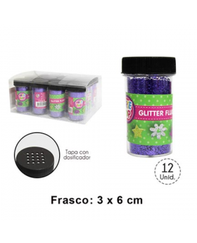 SET GLITTER LILA/48