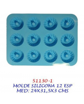 MOLDE SILICONA 9 ESPACIOS/60