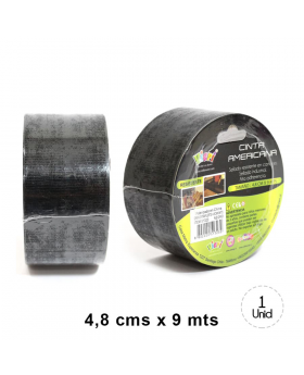 CINTA EXTRA FUERTE 4.8CM*9MTS NEGRO / 72