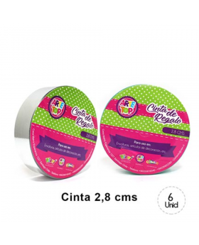 CINTA REGALO 2,8 CM SILVER/240