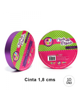 CINTA REGALO 1,8 CM LILA/300