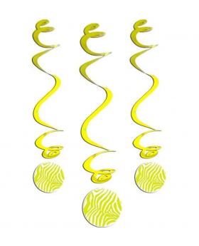 SET ESPIRAL ANIMAL AMARILLO /100