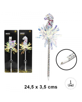 LAPIZ LLAMA IRIDESCENTE X 12/600