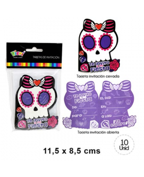 TARJETA DE INVITACION TEEN DARK SET10U /288