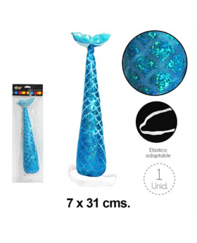 COLA SIRENA TURQUESA /120