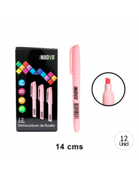 DESTACADOR DELGADO PASTEL ROSADO /720